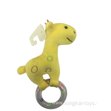 Yellow Deer Rattle Baby Toy